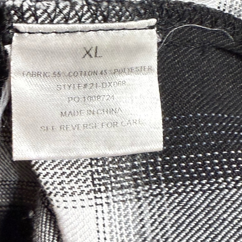 Pink Lily x Darylann Denner Black and White Plaid Button Down Shirt - Picture 5 of 8